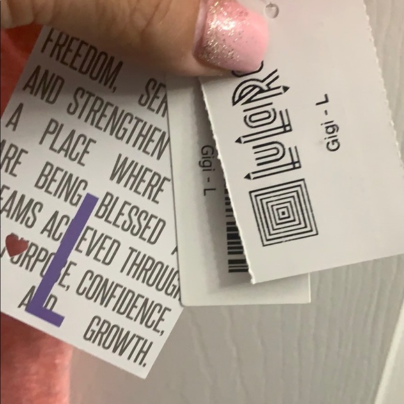 BEAUTIFUL LARGE PEACH LULAROE GIGI - Picture 3 of 7